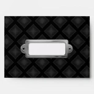 Velvet Diamonds (Charcoal) Envelopes