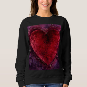 Velvet Emotion – Romantic Love heart Sweatshirt