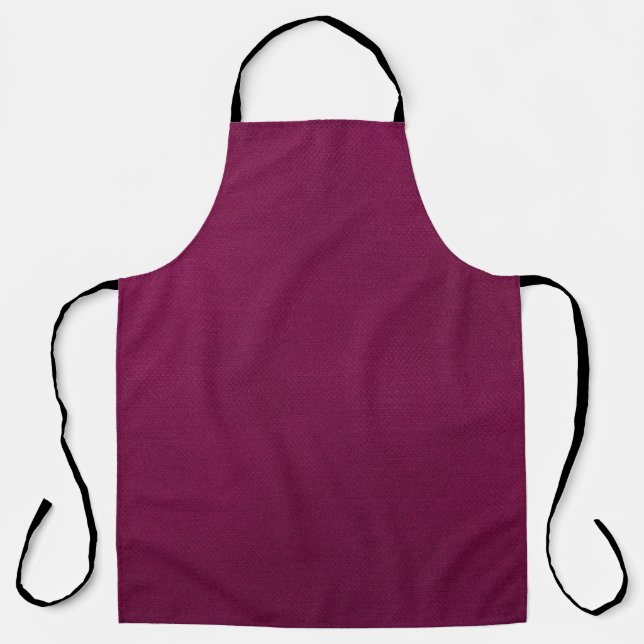 Velvet fabric cloth material apron (Front)