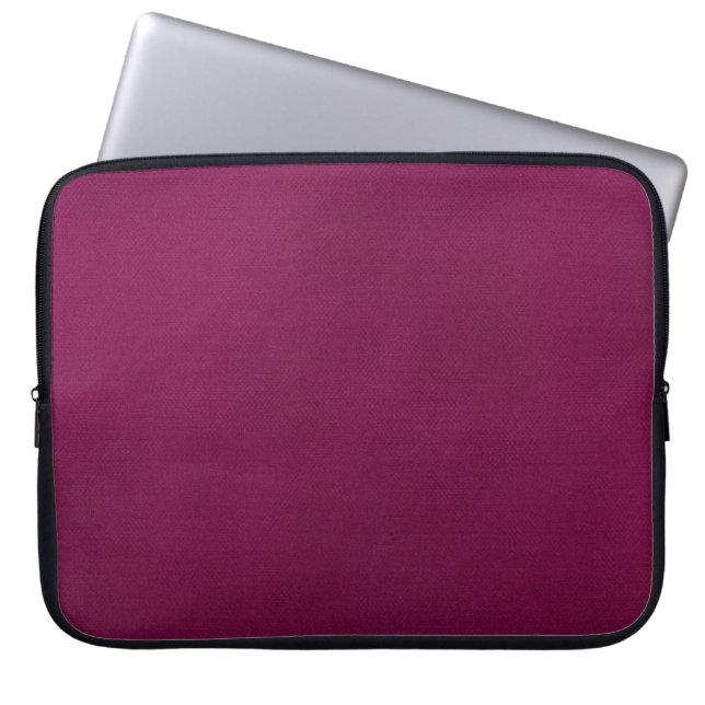 Velvet fabric cloth material laptop sleeve (Front)