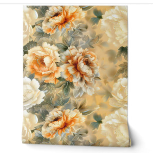 Velvet Fall Whispers Botanical Wallpaper