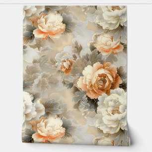 Velvet Fall Whispers Botanical Wallpaper