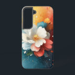 Velvet Garden Samsung Galaxy Case<br><div class="desc">Deep,  velvety reds and greens cradle glowing florals.</div>