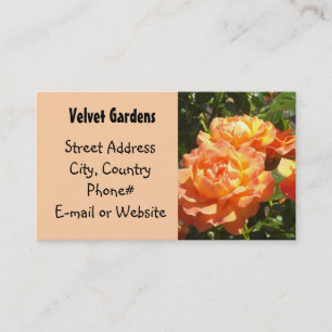 Velvet Gardens - Rose Business Card
