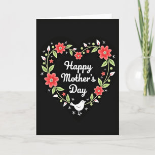 Velvet Heart Mothers Day Card