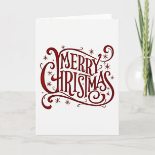 Velvet Lettering Card