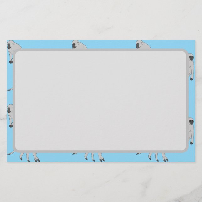 Velvet Monkeys Stationery (Front)