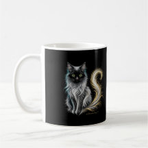Velvet Moonlight Silver Mane Black Cat