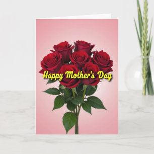 Velvet Petals Mothers Day Card