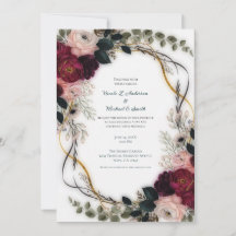 Velvet Plum Garden Floral Greenery Wedding