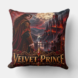 Velvet Prince Gothic Vampire Snapback Hat Cushion