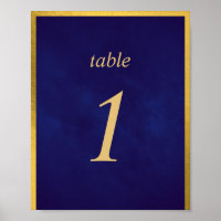 Velvet Purple Gold Fairy Tale Table Number Cute