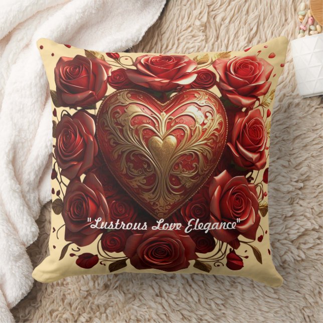"Velvet Rose Luxury" Cushion (Blanket)