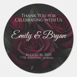 Velvet Rose Wine Bottle Labels