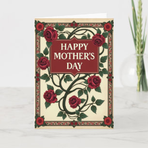 Velvet Roses Mothers Day Card