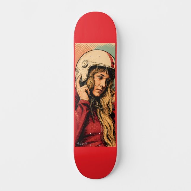 Velvet Velocity Skateboard (Front)