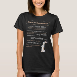Velveteen Rabbit Book Quote 1922 Becoming Real Ski T-Shirt