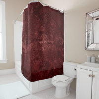 Velvety Henna Damask | Red Distressed Grunge