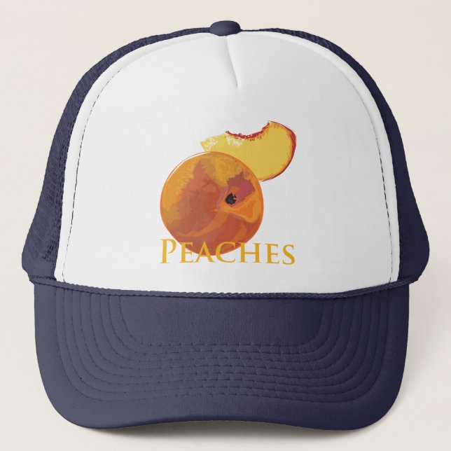 Velvety Peaches Trucker Hat (Front)