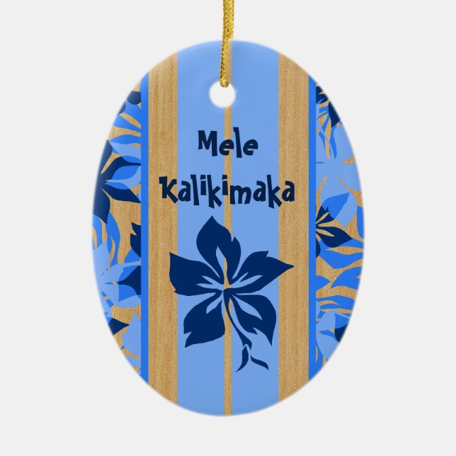 Velzyland Surfboard Ornament (Front)