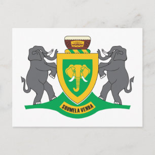 Venda Coat of Arms Postcard