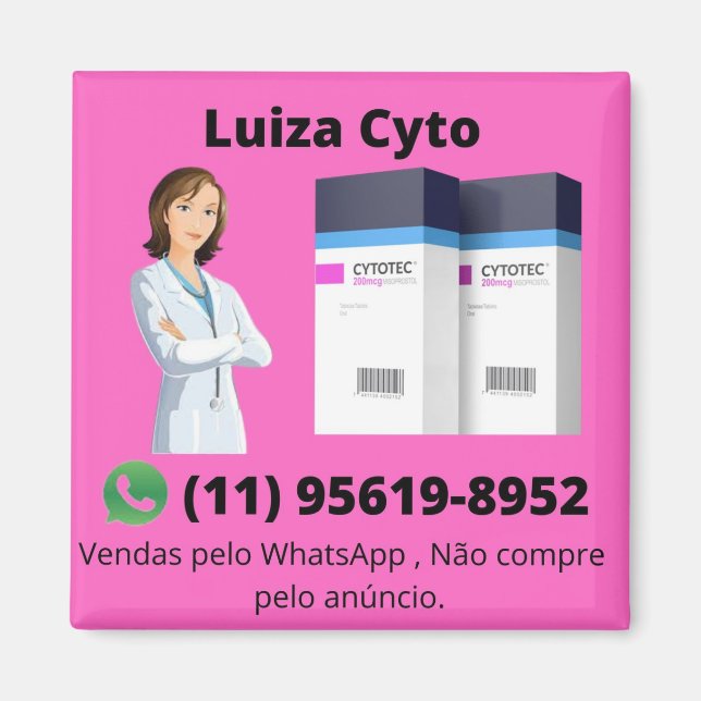 venda de cytotec original 11 95619-8952 magnet (Front)