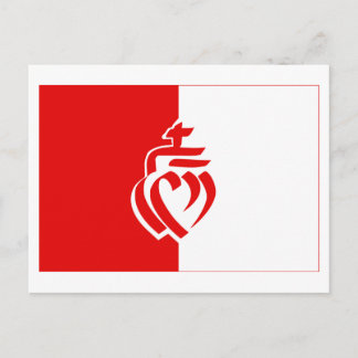 Vendée flag postcard