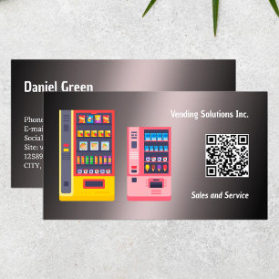 Vending Custom QR Business Card
