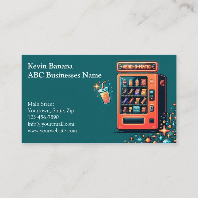 Vending Machine Business Card (Front)