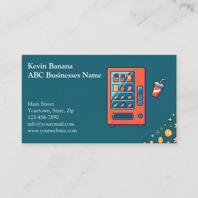 Vending Machine Business Card (Front)