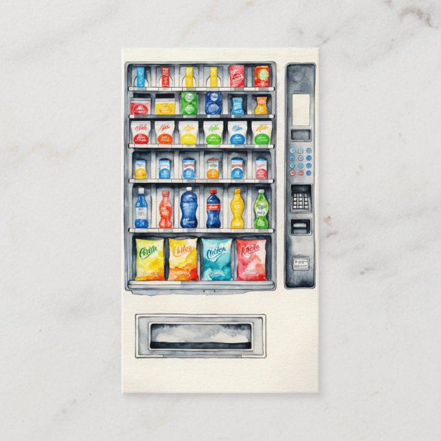 Vending Machine Business Card (Front)