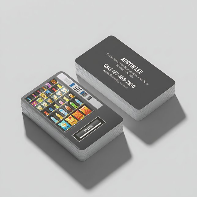 Vending Machine Business Card (Vending Machines Business Cards)
