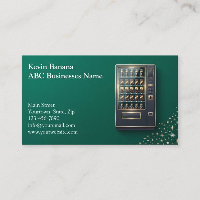 Vending Machine Business Card (Front)