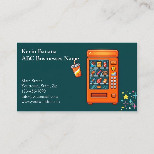 Vending Machine Business Card (Front)