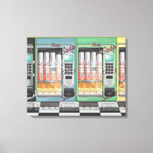 Vending Machine Canvas Print