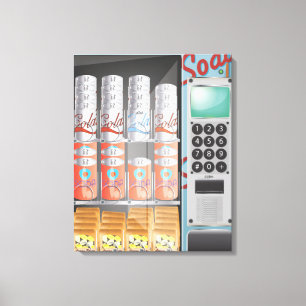 Vending Machine Canvas Print