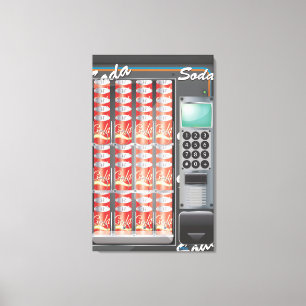 Vending Machine Canvas Print