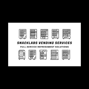 Vending Machines Refreshment Solutions Line Art Business Card