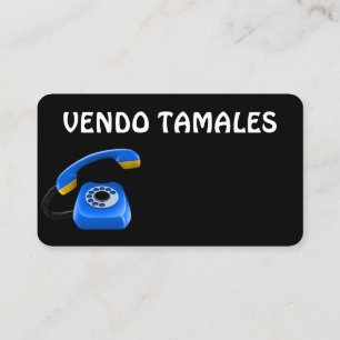 Vendo tamales Business Card