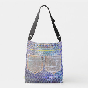 Vendredi 'Faded Jeans' Look Crossbody Bag
