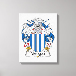 Venegas Family Crest Canvas Print