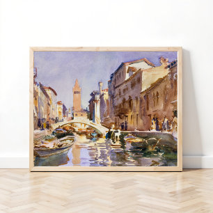 Venetian Canal (1913) by John Singer Sargent Poster