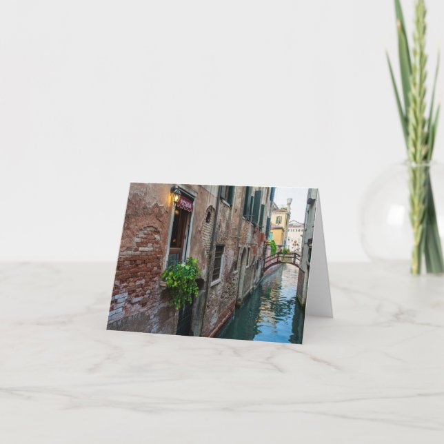 Venetian canal card (Front)
