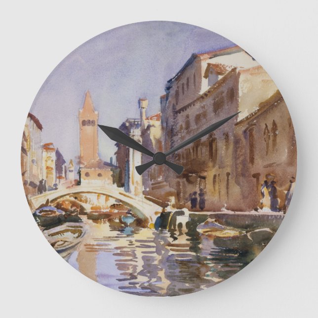 Venetian Canal Large Clock (Front)
