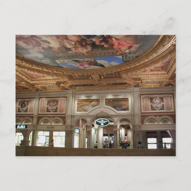 Venetian Canal Shops entry postcards (Front)