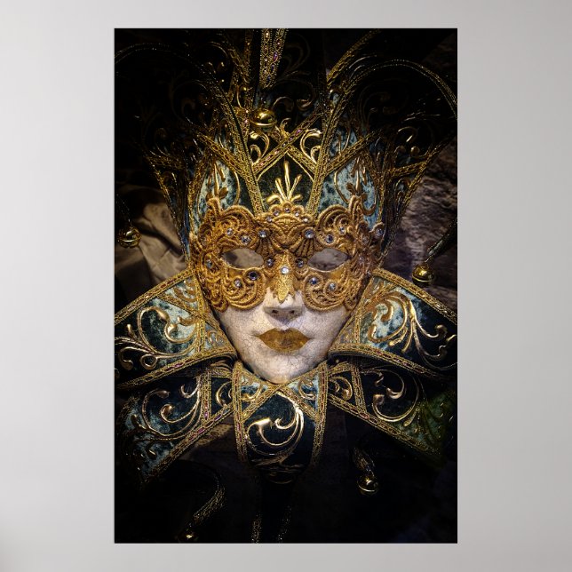 Venetian Carnival Mask Poster (Front)