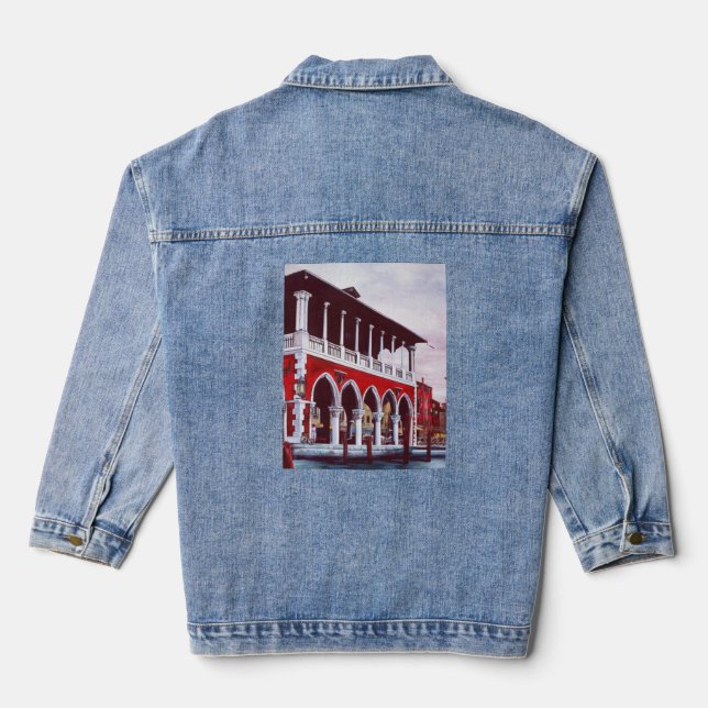 Venetian Charm Denim Jacket (Back)