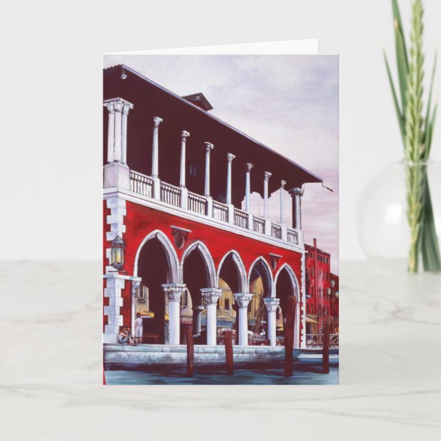 Venetian Charm Greeting Card (Front)