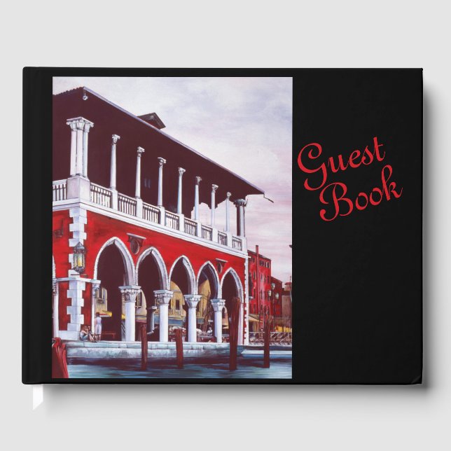 Venetian Charm Guest Book (Front)