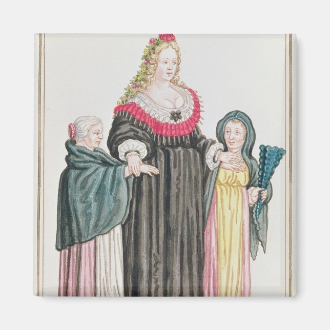 Venetian Courtesan Magnet (Front)